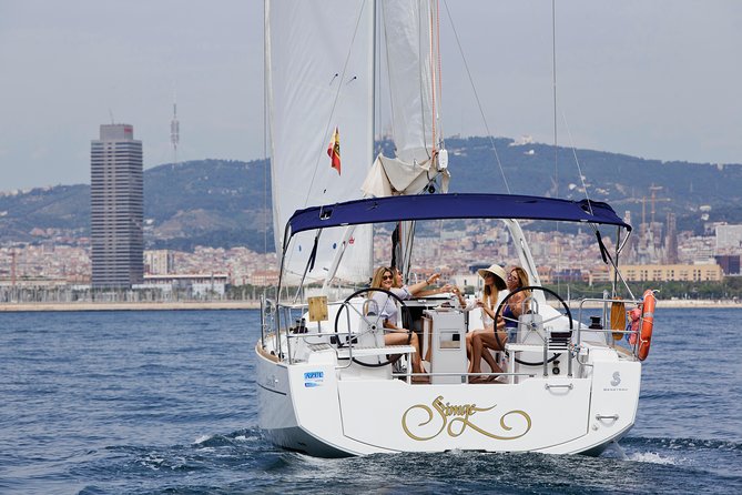 2-Hour Sailing Tour in Barcelona with Open Bar & Snacks - Leaving Moll de la Marina at Port Olímpic