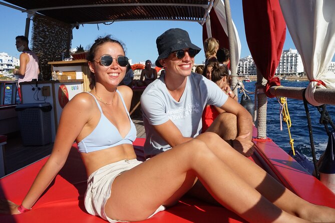 3 Hours All Inclusive Boat Trip Ibiza - The boat itself: lounge space, music, and shade