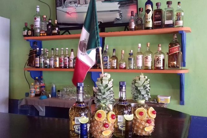 A day at the beach at Los Arrecifes Restaurant-open Bar And Snack - Sorting out the included snack