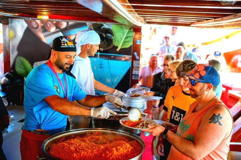 Alanya: Biggest Pirate Boat Tour with Soft Drinks and Lunch - Cleopatra Beach from the water