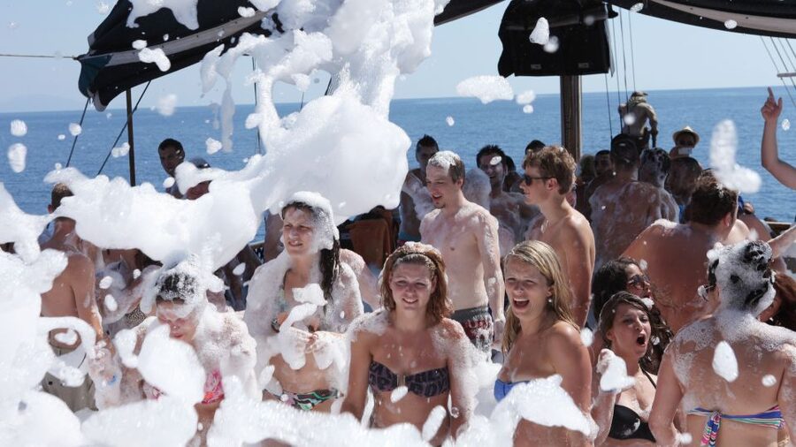 Alanya: Disco Boat Tour with Foam Party and Unlimited Drinks - Alanya Castle, the Red Tower, and the Old Shipyard from the sea
