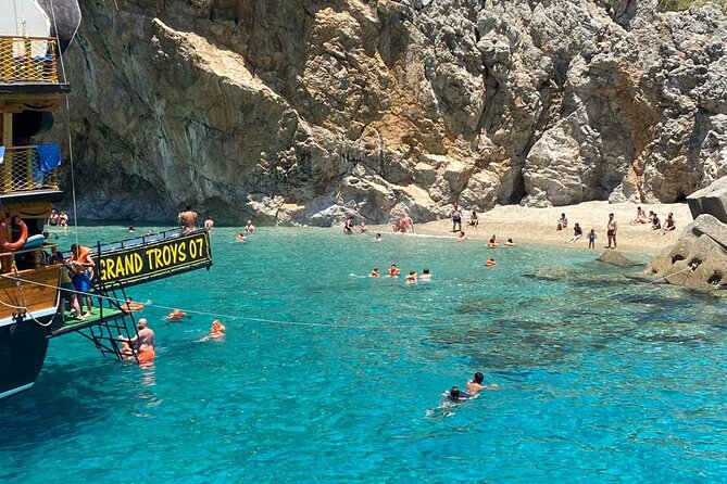 Alanya Grand Pirate Boat Tour with Lunch, Soft Drinks & Transfer - Swimming near caves and cliffs