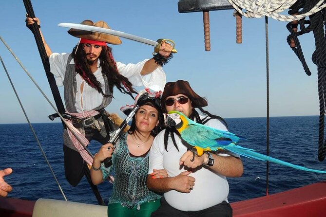 Alanya Pirate Boat Trip With Unlimited Drinks & Lunch - The boat route and Alanya’s coastal views