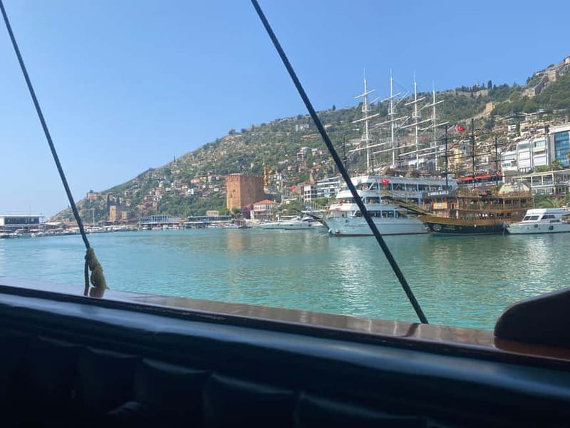 Alanya: Pirate Boat with Pickup, Lunch, & Unlimited Drinks - Cleopatra Beach From the Boat
