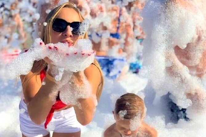Alanya : Pirate Party Boat Trip w/ Transfer Lunch and Soft Drinks - The foam party changes the mood