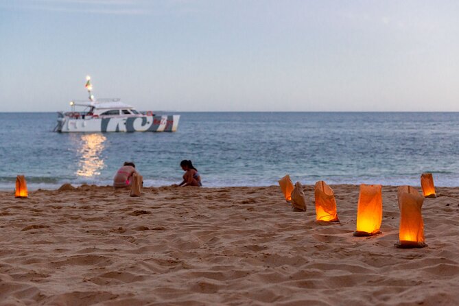 Albufeira: 6-Hour Sunset Dinner Catamaran Cruise with Open Bar - Fire Dancing, Music, and the Return Party