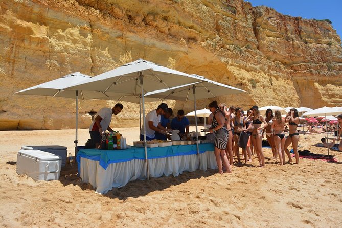 Albufeira Beach BBQ with Caves and Coastline Cruise with Open Bar - What the BBQ and open bar are really like