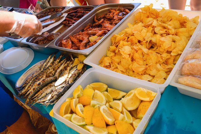 Albufeira Beach BBQ with Caves and Coastline Cruise with Open Bar - Reaching a beach with no road access