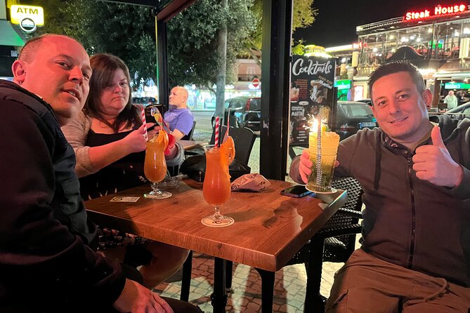 Albufeira PRIVATE Night Tour with Cocktails & Drinks - Weather, cancellations, and booking timing
