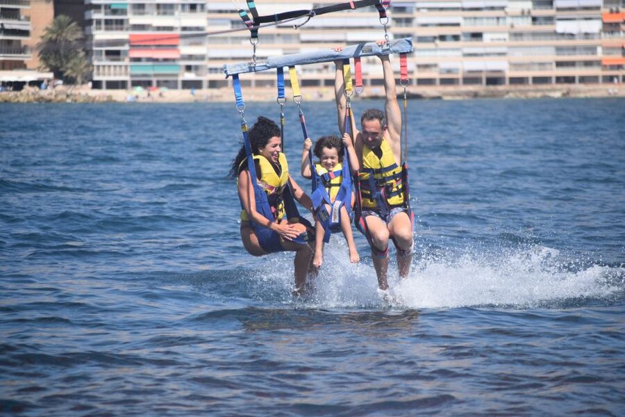 Alicante: Boat Trip and Parasailing Experience with Drink - Alicante from above