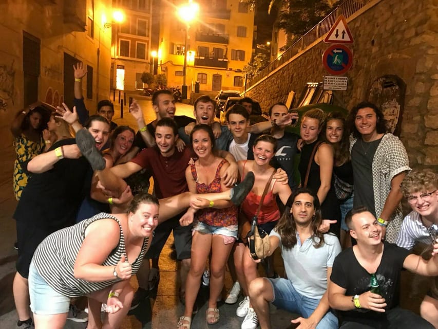 Alicante: Guided Pub Crawl with Shots and Beer - Three bars and one neon-lit finale