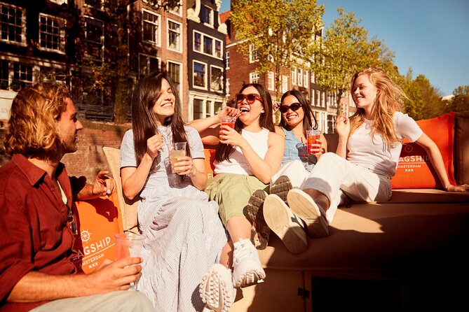Amsterdam Classic Saloon Boat Canal Cruise with Live Guide - The Seven Bridges near Thorbeckeplein