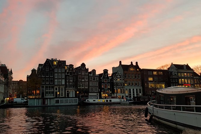 Amsterdam Evening Cosy & Small Cruise & Drinks and Bites - Sunset - Open boat comfort and the weather question