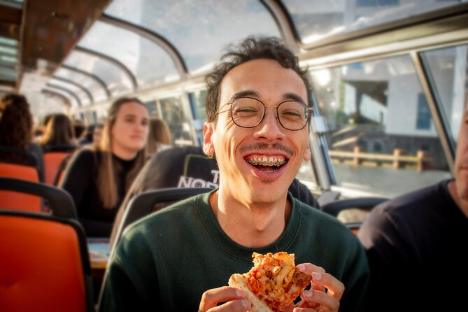Amsterdam Guided Cruise with New York Pizza, Drinks and Ice Cream - Maritime Amsterdam at the IJ and Oosterdok