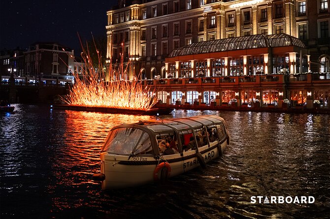 Amsterdam: Light Festival Cruise with Unlimited Drinks Option - Unlimited drinks, blankets, and winter comfort