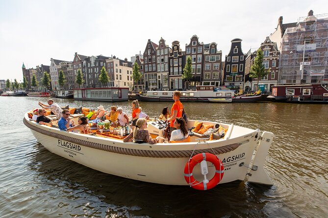 Amsterdam Luxury Canal Cruise + Unlimited Drinks & Bites option - The Amstel, Magere Brug, and city history
