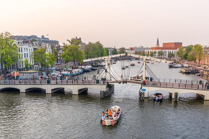 Amsterdam Luxury Canal Cruise + Unlimited Drinks & Bites option - From Jordaan to the Prinsengracht