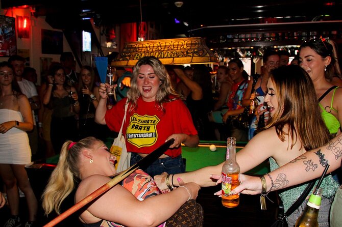 Amsterdam Red Light District Pub Crawl - The Black Tiger: a long first stop