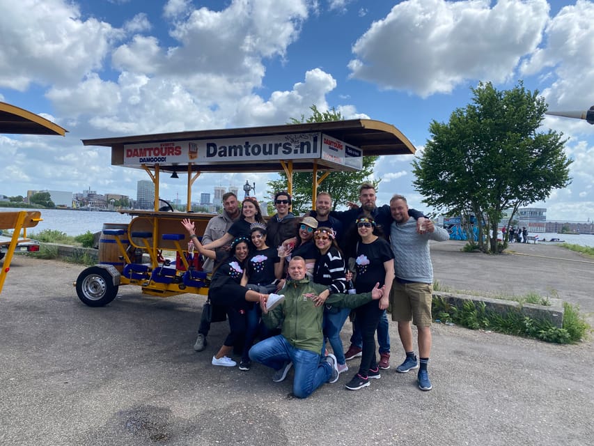 Amsterdam: Shared Party Bike Tour with Beer - Key points to know before booking