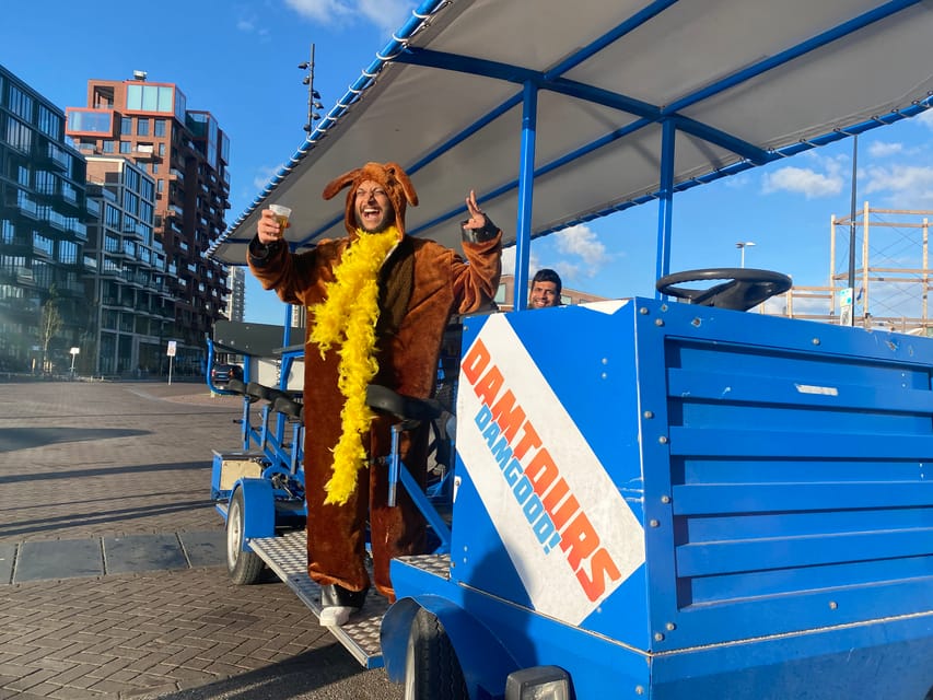 Amsterdam: Shared Party Bike Tour with Beer - Safety, comfort, and sensible planning