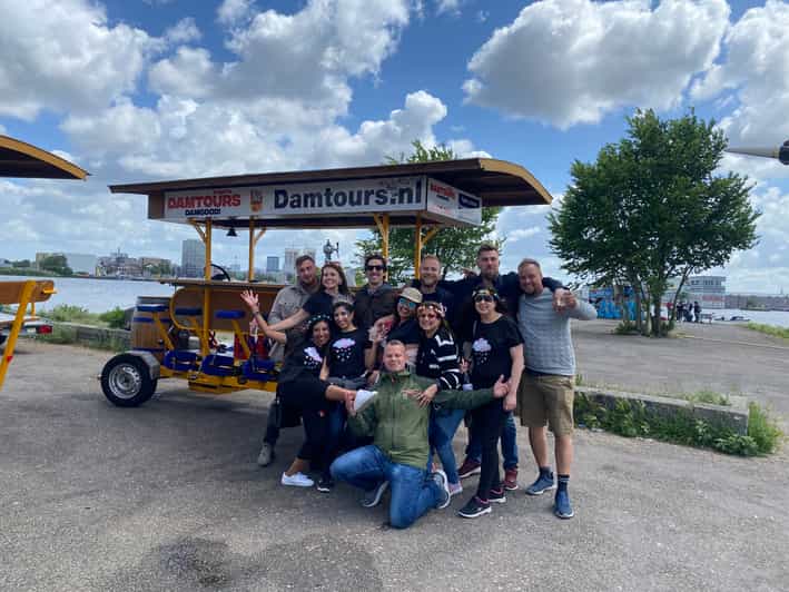 Amsterdam: Shared Party Bike Tour with Beer - This is a party bike, not a canal tour