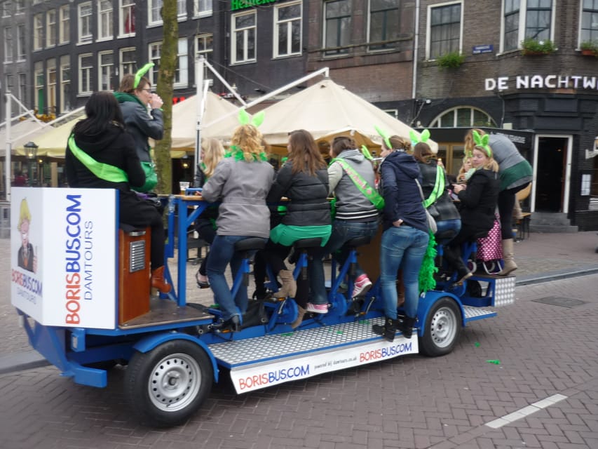 Amsterdam: Shared Party Bike Tour with Beer - Who will enjoy the shared format