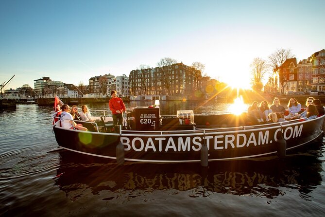 Amsterdam Sunset Canal Cruise with Live Guide and Open Bar - The Amstel and Amsterdam’s eastern center