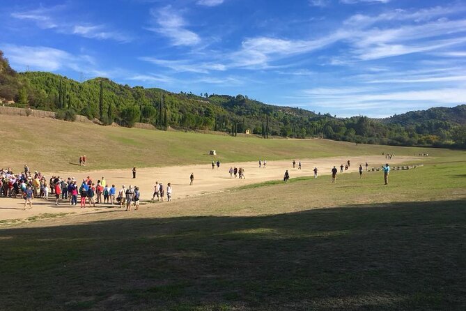 Ancient Olympia Private Full Day from Athens with Great Lunch & Drinks Included - Walking into the ancient Olympic site