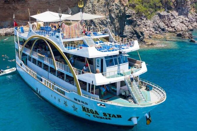 Antalya / Kemer : Mega Star Party Boat Trip w/ Lunch & Transfer - What the Mega Star is like on board