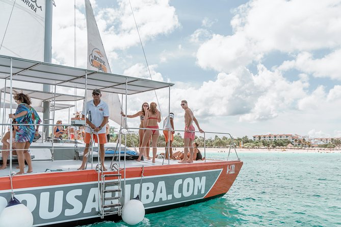Aruba Happy Hour Sunset Sail with Savory Bites and Cocktails - Aruba Ariba, Rum, and Drinks Served at Your Seat