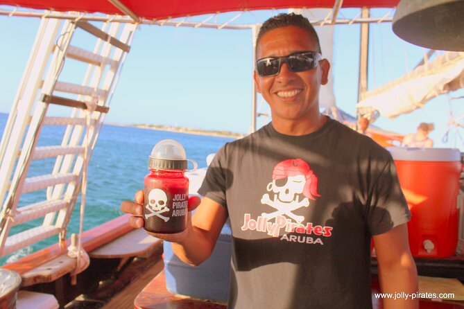 Aruba Sunset Jolly Pirate Sail with Open Bar - Watching the sunset from the deck