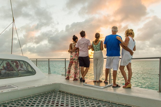 Aruba Sunset Sail Dinner Cruise with Open Bar by Catamaran - The sunset is the main event