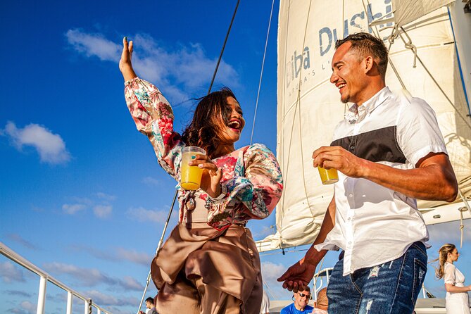 Aruba Sunset Sail with Open Bar - Finding your best spot on the catamaran