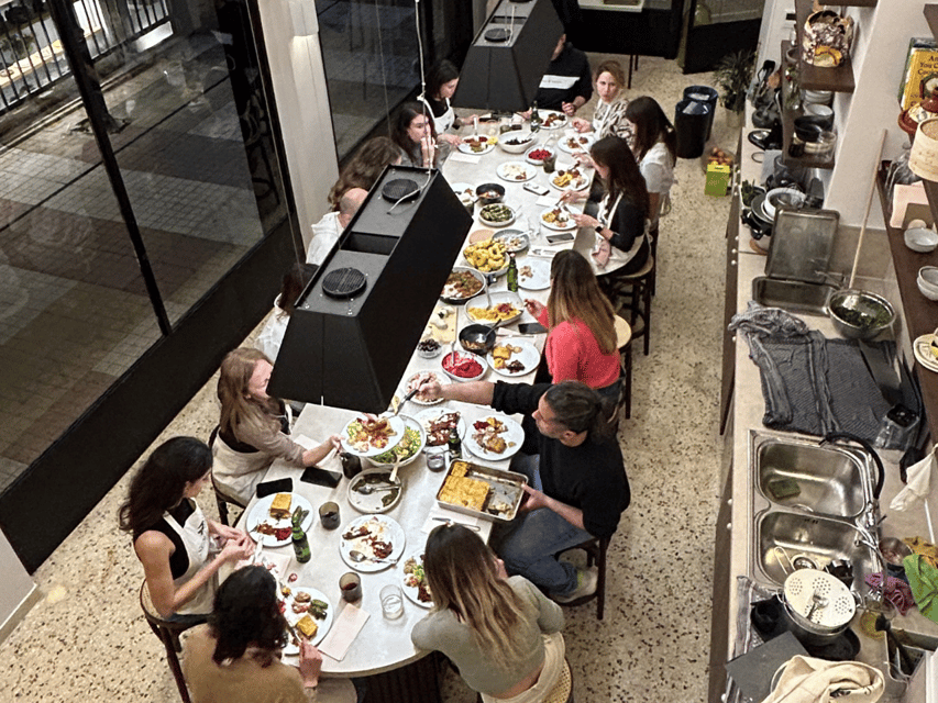 Athens: Greek Cooking Class with Meal and Drinks - The shared buffet is part of the lesson