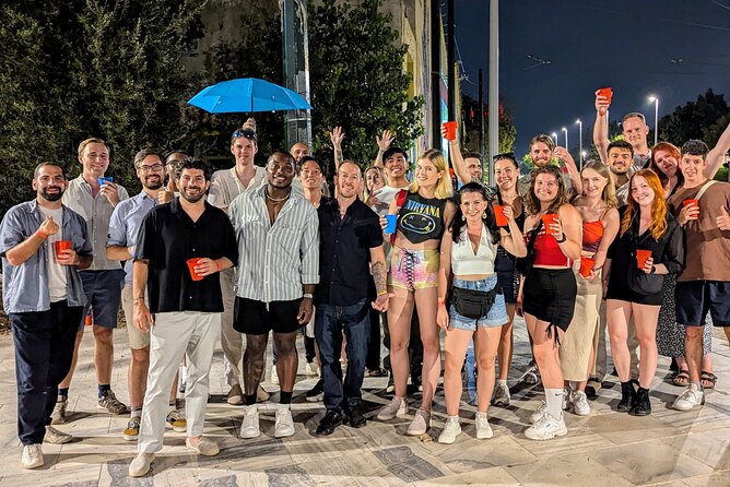 Athens Pub Crawl with 1hr Open Bar & VIP Nightclub Access - What the Athens Night Starts With