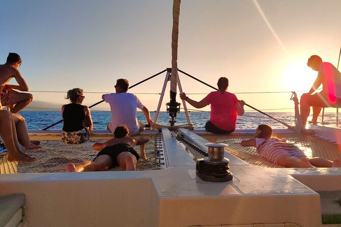 Ayia Napa: Sunset Catamaran Cruise with Lunch & Open Bar - The Blue Lagoon is the day’s main swimming stop