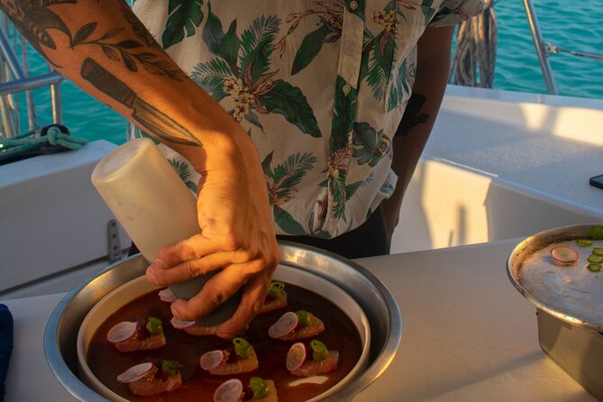 Bacalar - Gourmet Tour in Private Catamaran with Cocktails Included - Timing, meeting point, and practical details