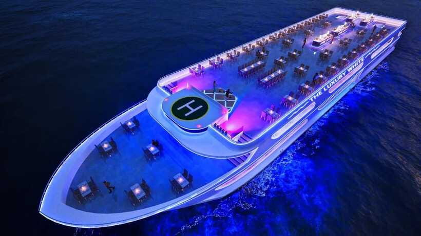 Bangkok: Luxury White Dinner Cruise Free Flow Beer and Wine - Dinner, drinks, and what the buffet is really like