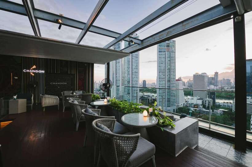 Bangkok: Sky on 20 Rooftop Bar With Free Flow Drinks - The skyline view from the 26th floor