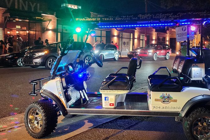 Bar Crawl on a Rollin Disco Ball Golf Cart in Charlotte - Key points to know before booking