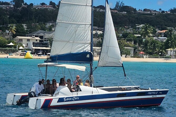 Barbados Catamaran Snorkel Cruise with Lunch and Open Bar - The boat size and the bathroom reality