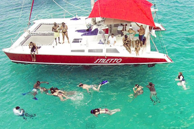 Barbados Catamaran Turtle Snorkel with Lunch and Open Bar - Boarding the Stiletto and settling into the day
