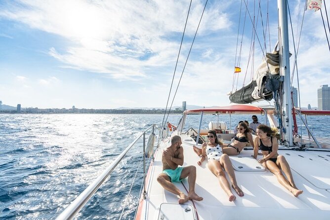 Barcelona Catamaran Cruise with Tapa & Drink Included - Sea conditions can change the whole experience