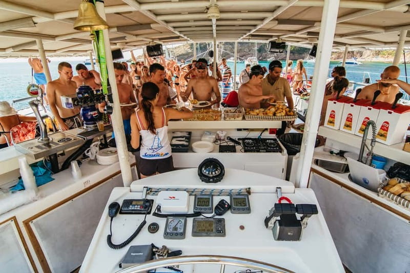 Barcelona: Catamaran Party Cruise with BBQ Meal - BBQ lunch and what is really on the plate
