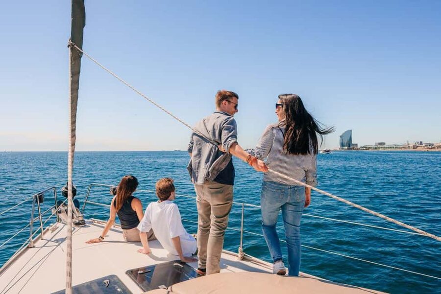 Barcelona: Private Sailing Cruise with Open Bar and Snacks - Drinks, Snacks, and Time on Deck