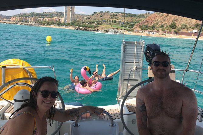 Barcelona Private Sailing Trip with unlimited drinks and snacks - Mar Bella and the turn along the coast