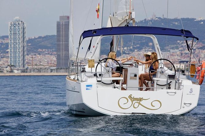 Barcelona Private Sailing with Open Bar & Snacks (max 9) - Meeting at Moll de la Marina in Port Olimpic
