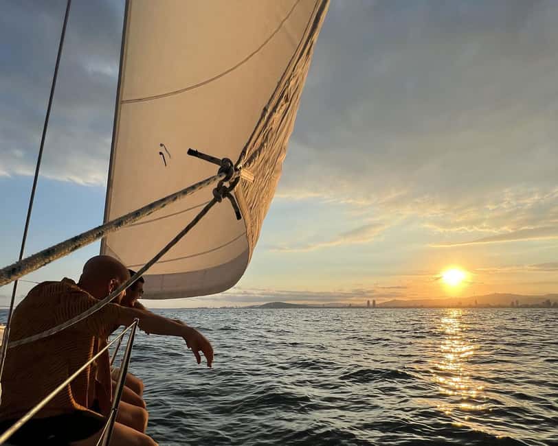 Barcelona: Sailing with Open Bar, Catalan Snack & Swim Stop - Barcelona From the Mediterranean Side