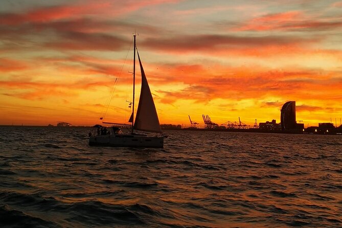 Barcelona Sunset Private Sailing & Live Spanish Guitar & open Bar - Leaving from the Olympic Marina