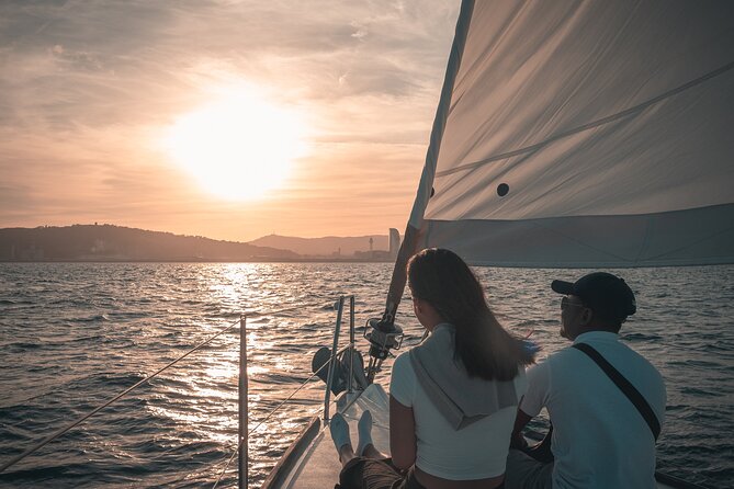 Barcelona Sunset Private Sailing with Light Snacks and Open Bar - Out into the Mediterranean as the light changes